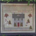 Poinsettia Manor - Samplers Not Forgotten