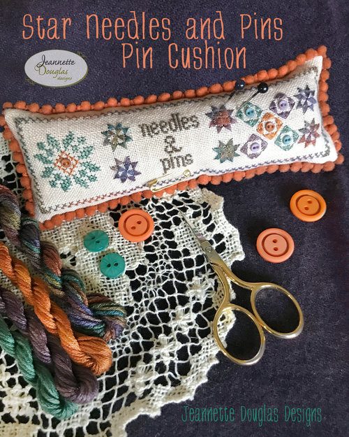 Star Needles and Pins Pin Cushion - Jeannette Douglas