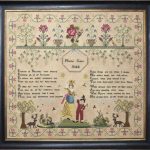 Martha James 1844 - Hands Across the Sea Samplers