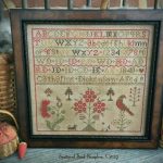 Catharine Dickenson 1840 - Scattered Seed Samplers