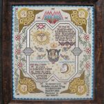 The Four Angels: Mourning Sampler - Scarlet Letter