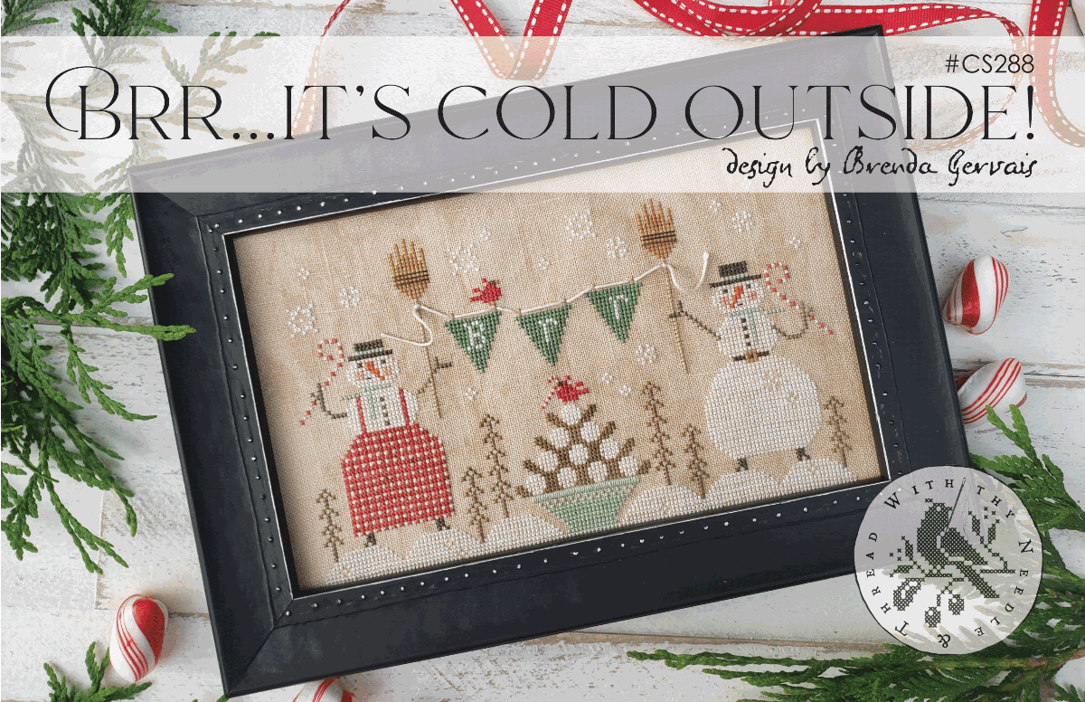 Winter Warmers in Waste Canvas - Counted Cross Stitch Leaflet - Leisur –  Embroidery Outpost