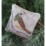 Winter Quail - Blue Flower