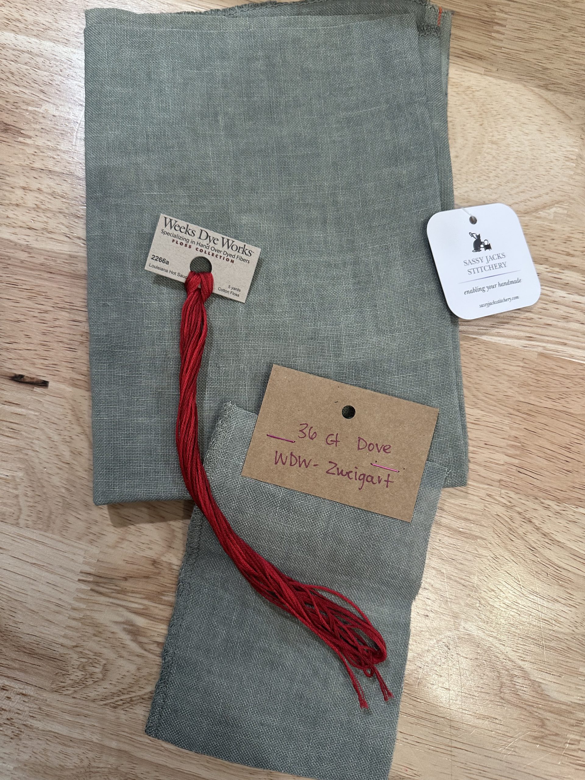 Weeks Dye Works Linen Club - Dove, Dec 2025