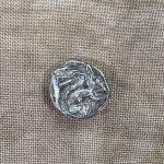 Silver Needle Minder Squirrel Logo Bespoke for Sassy Jacks Stitchery - Michelle Ink