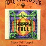Happy Fall Pumpkin Ornament - Frony Ritter Designs