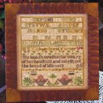 The Melicent Turner Sampler - Little House Needleworks