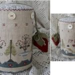 Ann Wrights 1726 Pinkeep Drum Kit - Samplers Not Forgotten