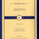 Cosmo Seasons Floss Skeins Color Card - 140 Samples