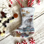 Stockings Series: Santa in the Sky - Romy's Creations