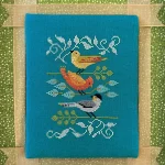 NVL 25 Peek-A-Boo Birds - Robin Pickens Cross Stitch