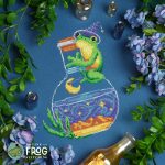 Amphibian Alchemist - Fine Frog Stitching