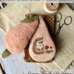 Velvet Pink Pear Needle Book - Stacy Nash