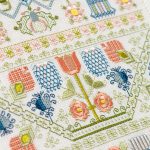 Britomart Sampler Custom Cut 40ct Linen - Katie Strachan Artisan Embroidery