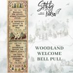 Woodland Welcome Bell Pull with Thread Pack - Stitchy Prose
