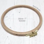 Nurge No. 4 - 7.48" Screwed Embroidery Hoop (8mm)