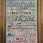 Elizabeth Newman 1736 - My Sister's Samplers