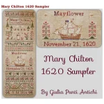 Mary Chilton 1620 Sampler - Giulia Punti Antichi (GPA)