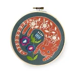 Garden Cat Embroidery Kit - Rikrack