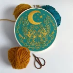 Lunar Moth Embroidery Kit - Rikrack
