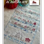 W Wallace 1878 - Red Barn Samplers