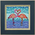 Flowering Flamingos Kit - Mill Hill