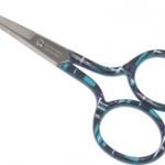 3 1/2" Scottish Blue Handle Embroidery Scissors - Premax