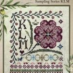 Floral Alphabet, KLM - Jeannette Douglas