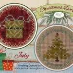 Christmas Dots - July- Jeannette Douglas Designs