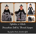 Ophelia, a Witch Pincushion Doll & Thread Keeper - GPA