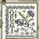 Floral Alphabet, QRST - Jeannette Douglas