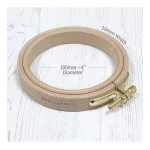 Nurge No. 1 - 4" Screwed Embroidery Hoop (16mm)