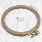 Nurge No. 2 - 5" Screwed Embroidery Hoop (8mm)