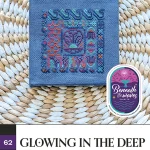 Glowing in the Deep, Beneath The Waves - Shaded Stitchery