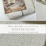 Winter Bliss Linen 30ct Standard Cut- The Primitive Hare