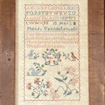 Phebe Vanhouten 1827 - Queenstown Sampler Designs