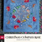 Christmas Compass Rose - Shaded Stitchery