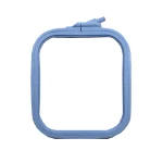 Nurge No. 1 - 3.75" x 4.3" Blue Square Plastic Embroidery Hoop