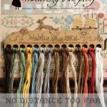 "No Distance Too Far" Thread Board - Heartstring Samplery