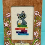 Melvin the Library Kitty - The Stitchin' Kitten
