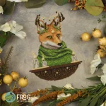 Fireside Fox - Fine Frog Stitching
