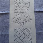 PC 1055 - Sashiko Sampler Stencil - The Stencil Co