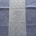 PC 1058 - Sashiko Sampler Stencil - The Stencil Co