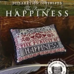 The Pursuit of Happiness, Number Three Declaration Coverlet - Summer House Stitche Workes